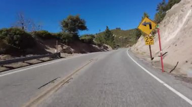 Angeles Crest Otoyolu Yazı 2. Wilson Dağı 'ndan doğuya, Chilao Kampı 18.