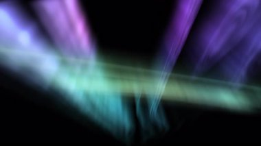 Kozmik Perde Aurora Canlandırma Arkaplanı