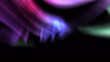 Aurora Büyüleyici Görünüm Canlandırma Arkaplan Döngüsü