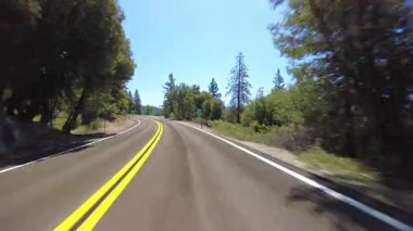 Kings Canyon Manzarası Batı Kısmı 17 Doğu Yakası Çok Kameralı Önden Sürücü Plakası Sierra Nevada California Dağı ABD