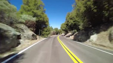 Kings Canyon Manzarası Batı Kısmı 17 Doğu Yakası Çok Kameralı Arka Görüş Plakası Kaliforniya Mt. Sierra Nevada ABD