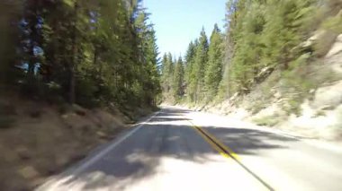 Kings Canyon Manzarası Batı Kısmı 20 Doğu Yakası Çok Kameralı Arka Alp Ormanı Sürücü Plakası Sierra Nevada California Mt. ABD