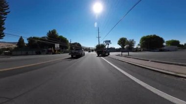 Oregon Klamath Şelalesi 6. Cadde 06 Ön Manzara Sürücü Plakası ABD Ultra Geniş