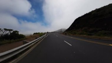 San Francisco Marin Burnu Conzelman Rd 02 Arka Görünüm Sürücü Plakası Kaliforniya ABD Ultra Geniş