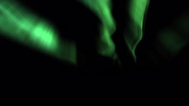 Canlandırılmış Aurora Harika Yeşil Döngü