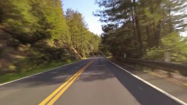 Big Sur Pasifik Sahil Otoyolu 3 Pfeiffer Eyalet Parkı McWay Falls 02 Front View Multicam Sürücü Plakası Kaliforniya ABD
