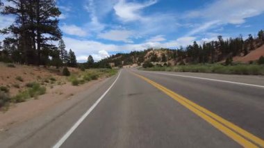 12 W Kırmızı Kanyon 3. Arka Manzara Utah Güneybatı ABD