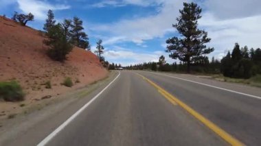 12 W Kırmızı Kanyon 4. Arka Görünüm Utah Güneybatı ABD