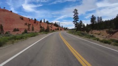 Plaka Plakası 12 W Kırmızı Kanyon 05 Arka Görünüm Utah Güneybatı ABD