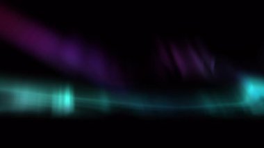 Aurora Parlaklığı Kuzey Işıkları Arkaplan Canlandırma Döngüsünü Göster