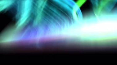 Işık çizgileri. Neon parıltısı ve çizgiler. Parlayan çizgilerin soyut arkaplanı. soyut arkaplan.