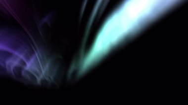 Aurora Parlaklığı Kuzey Işıkları Döngü Canlandırma Arkaplanını Göster