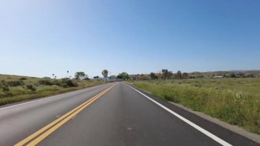 Güney Kaliforniya Kırsal Şehir McKittrick 01 Batı 58. karayolunun ön görüntüsü