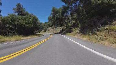 San Diego Palomar Dağ Ormanı Yolu Plaka Önü Görünümü 02 Kaliforniya ABD