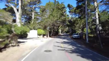 Monterey 17 Mil Yolu 18 Arka Görünüm Multicam Sürücü Plakası Kaliforniya ABD