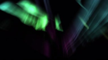 Göksel Parıltı Kuzey Işıkları Canlandırması