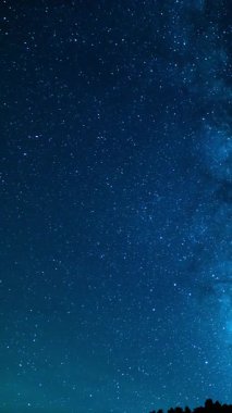 Dikey Evren Samanyolu Galaksisi Ağustos Gök Galaksisi Los Padres Ormanı 'nın Üzerinde Kaliforniya Zaman Hızı Astrofotografı