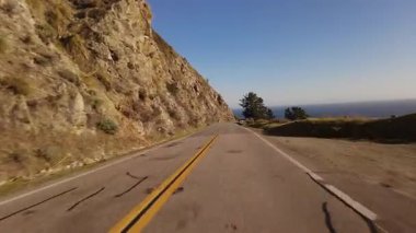 Big Sur Pasifik Sahil Otoyolu 3 Pfeiffer Eyalet Parkı McWay Falls 08 Front View Multicam Sürücü Plakası Kaliforniya ABD