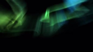 Gökyüzü, Kuzey Işıkları Animasyon Yeşili