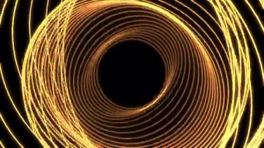 Çember Çizgisi Dalgalanması L Altın Canlandırma Döngüsü