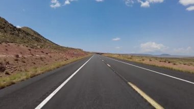 Grand Canyon sürücü plakası Doğu Rim E 07 Arka Manzara LIttle Colorado Nehri Gorge Desert View Dr Arizona USA