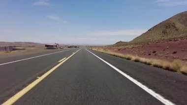 Grand Canyon sürücü plakası Doğu Rim E 08 Ön Manzara LIttle Colorado Nehri Gorge Desert View Dr Arizona USA