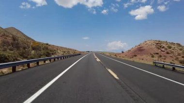 Grand Canyon sürücü plakası Doğu Rim 09 Arka Manzara LIttle Colorado Nehri Gorge Desert View Dr Arizona USA