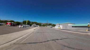 Nevada Carson City 395 Güney Arka Manzara 12 Sürücü Plakası ABD Ultra Geniş