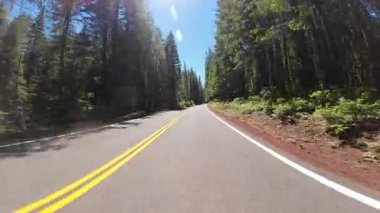 Oregon Krater Gölü Ulusal Parkı 62. Otoyol Doğu Yolu 04. Önden Sürücü Plakası