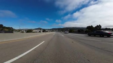 San Francisco Körfez Bölgesi San Rafael Otoyolu 101 Kuzey 01 Önden Sürücü Plakası Marin County California