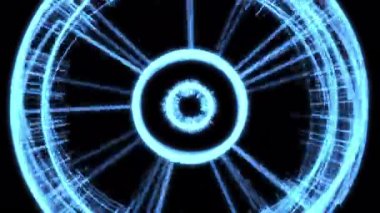 Dönen Tekerlek L Mavi Canlandırma Döngüsü