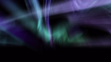 Aurora Hayaller Büyülüyor Kuzey Işıkları Canlandırma Arkaplan Döngüsü