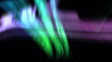 Aurora Işıklandırma Canlandırma Arkaplan Döngüsü