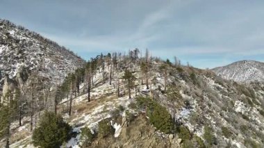 Williamson Dağı Hava Çekimi Kış Karı Kaliforniya 'yı Yükseltti