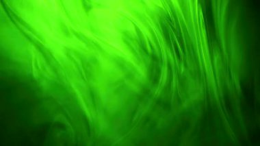 Yeşil Işıklı Duman Parlak Arkaplan