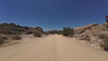 Vasquez Rocks Off Road West Driving Plate Front View 06 California USA