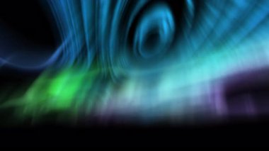 Aurora Büyüleyici Yeşil ve Mavi