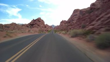 Plaka Vadisi Ateş Faresi 'nin Tank Yolu S Önü 20 Nevada Çölü ABD