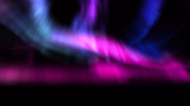 Aurora Büyüleyici Görünüm Arkaplan Canlandırma Döngüsü