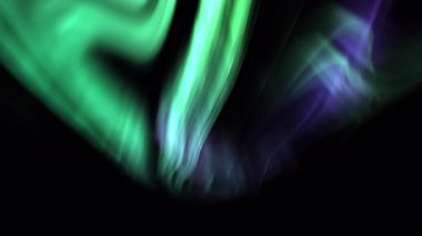 Aurora Büyülü Güzellik Canlandırması Arkaplan Döngüsü