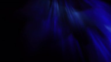 Siyah Arkaplanda Işık Işığı Mavi Canlandırması