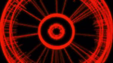 Dönen Tekerlek L Kırmızı Canlandırma Döngüsü