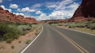 Plate Desert Snow Canyon Sunny S 07 Arka Manzara Utah Güneybatı ABD