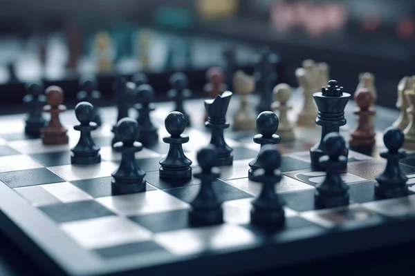 Planning Strategy Chess Figures High Quality Photo Royalty Free Stock Photos