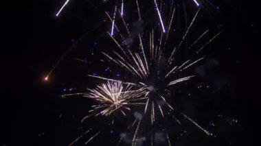 Havai fişek festivali. Yüksek kalite 4k görüntü