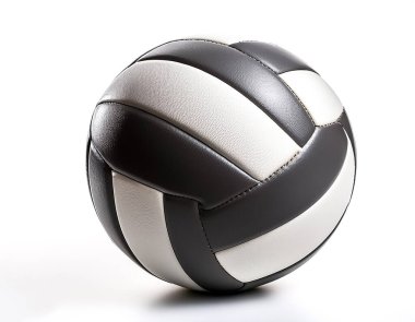 Beyaz bir arka plan üzerinde izole Voleybol