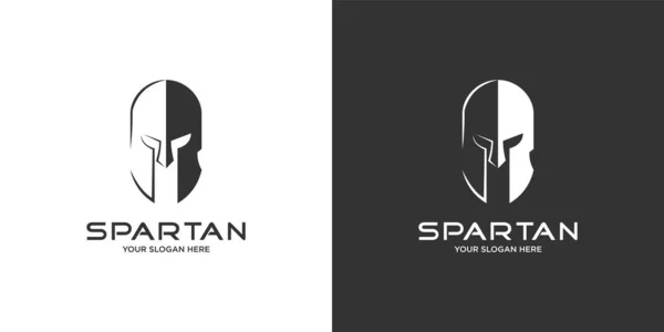 stock vector Spartan Warrior Logo template Design,icon spartan,helmet spartan.