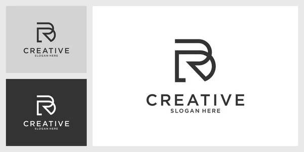 Initial Letter Logo Design Concept — Stockový vektor