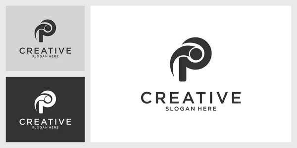 Αρχική Ιδέα Σχεδιασμού Λογότυπων Γραμμάτων — Διανυσματικό Αρχείο