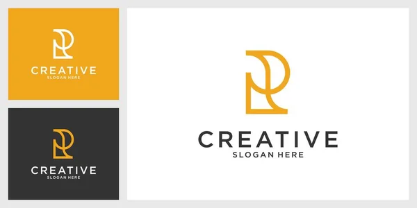Initial Letter Vector Logo Design Concept — Stockvektor